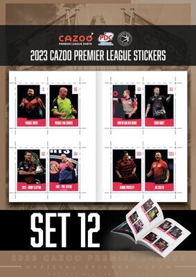2023 Cazoo Premier League Stickers - SET 12