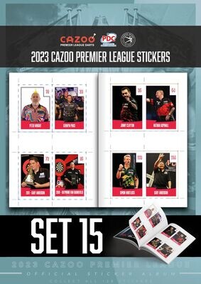 2023 Cazoo Premier League Stickers - SET 15