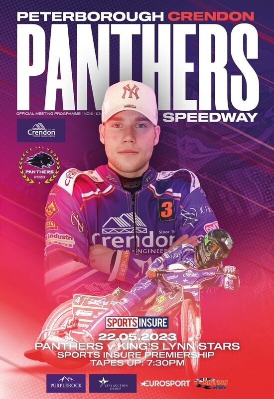 Peterborough Panthers v King's Lynn Stars INSERT - 22/05/23