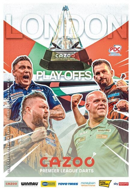 2023 PDC Cazoo Premier League Darts - Night 17 - LONDON - PLAY-OFFS