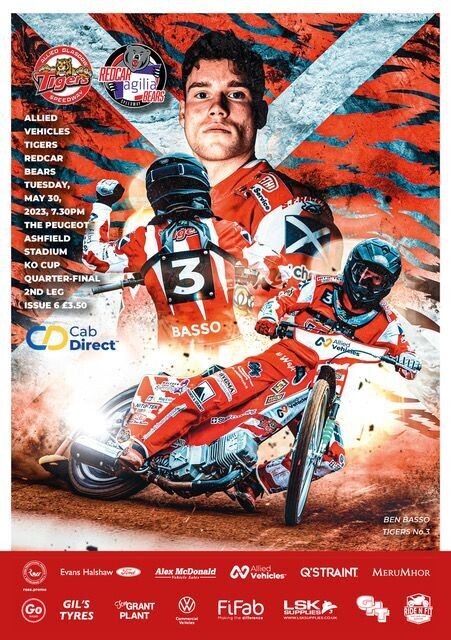 Glasgow Tigers v Redcar Bears - 30/05/23