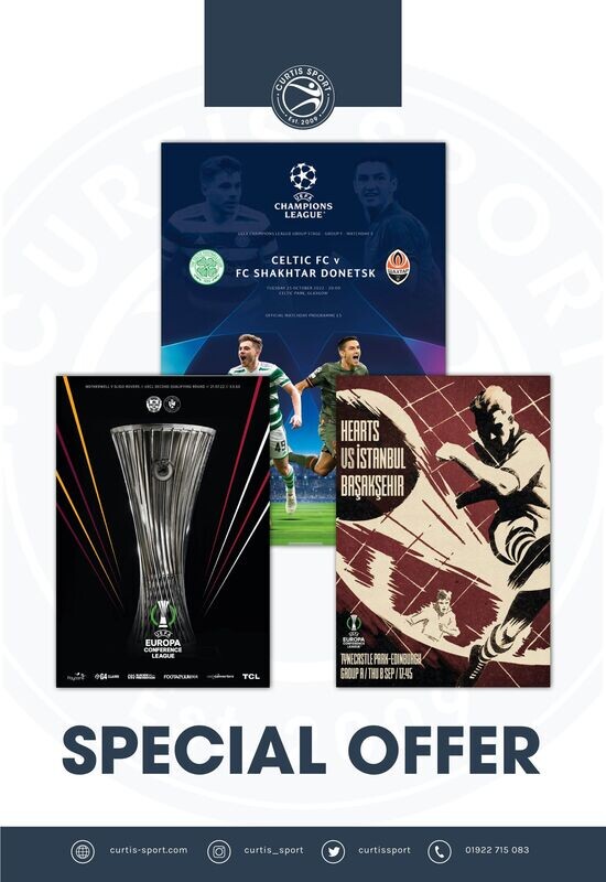 European Football Trio (x3) - SPECIAL OFFER