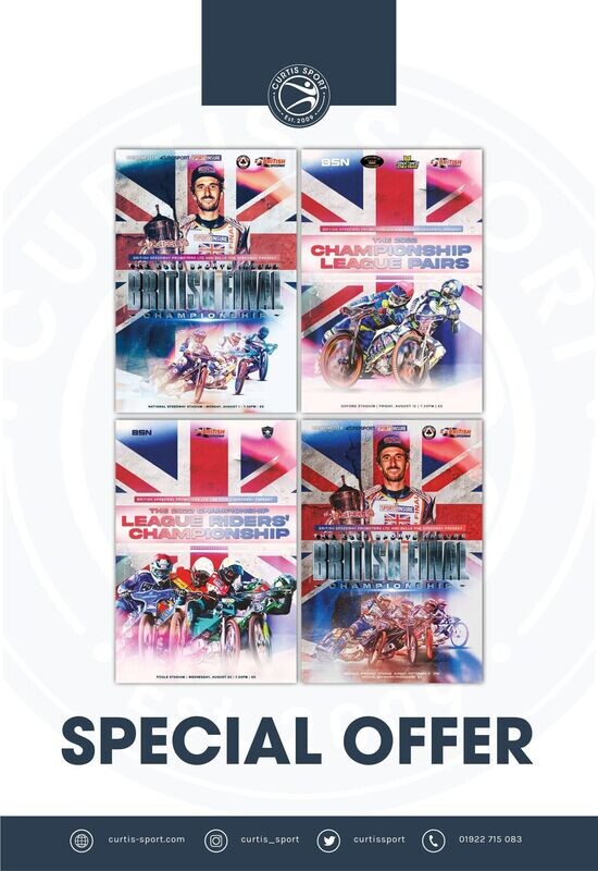 2022 British Speedway Major Events Bundle (x4) - SPECIAL OFFER