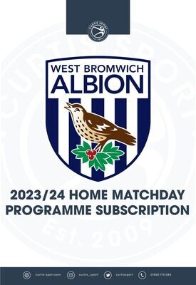 West Bromwich Albion 2023/24 Home Subscription