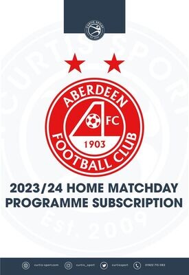 Aberdeen FC 2023/24 Home Subscription