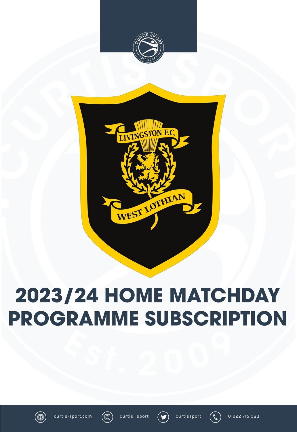 Livingston FC 2023/24 Home Subscription