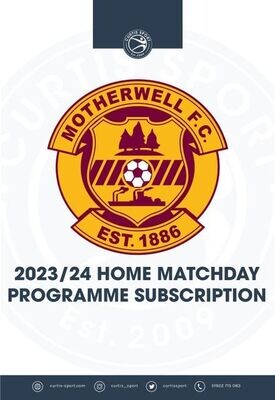 Motherwell FC 2023/24 Home Subscription