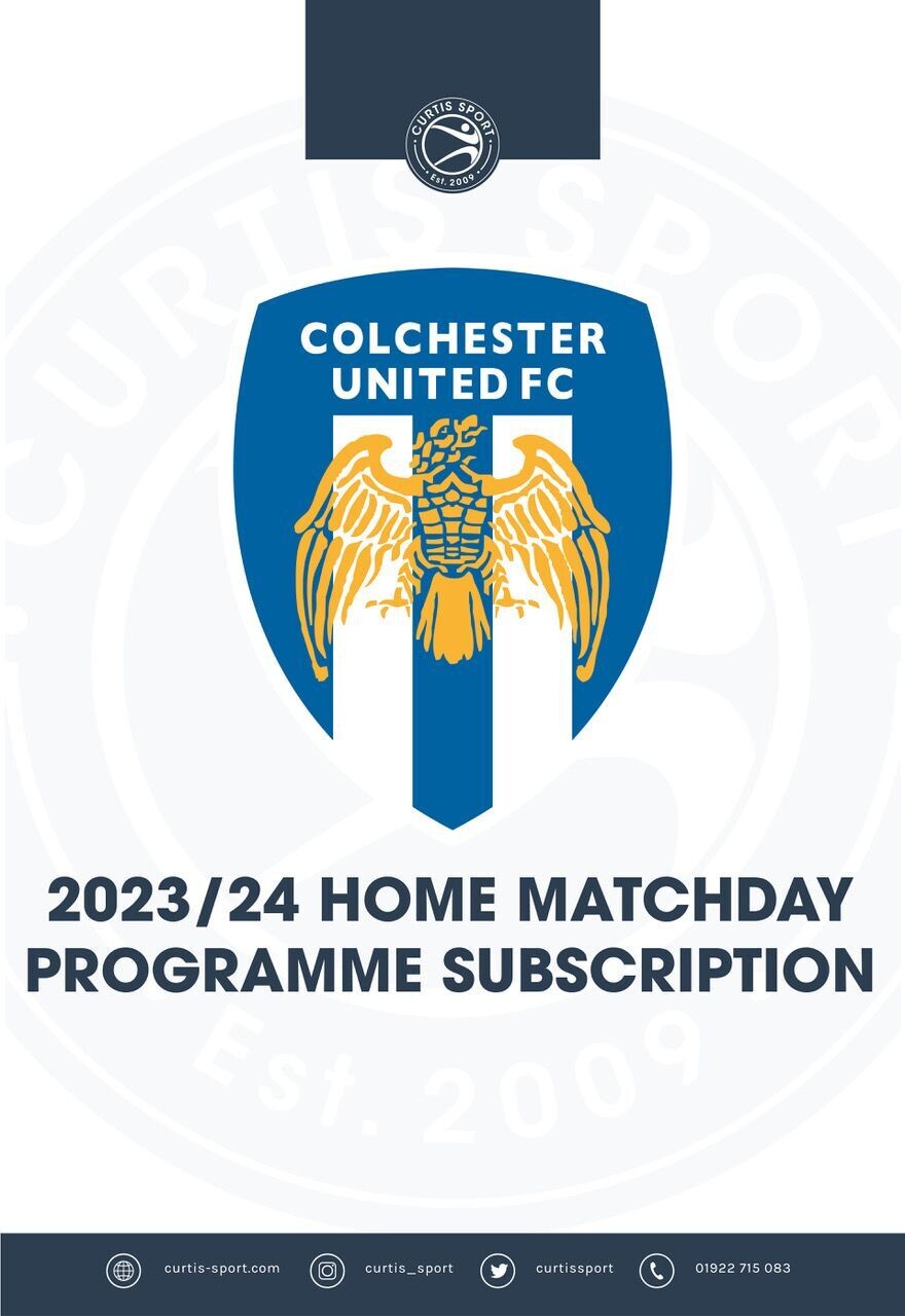 Colchester United 2023/24 Home Subscription