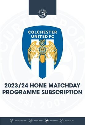 Colchester United 2023/24 Home Subscription