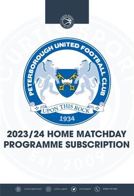 Peterborough United 2023/24 Home Subscription