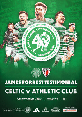 Celtic v Athletic Club Bilbao - James Forrest Testimonial - 01/08/23
