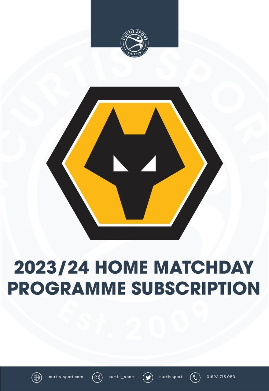 Wolverhampton Wanderers 2023/24 Home Subscription