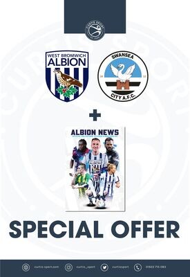 West Bromwich Albion v Swansea City - 12/08/23 + 2023/24 Official Collectors' Sticker Album - SPECIAL TWIN OFFER