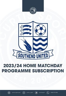 Southend FC 2023/24 Home Subscription