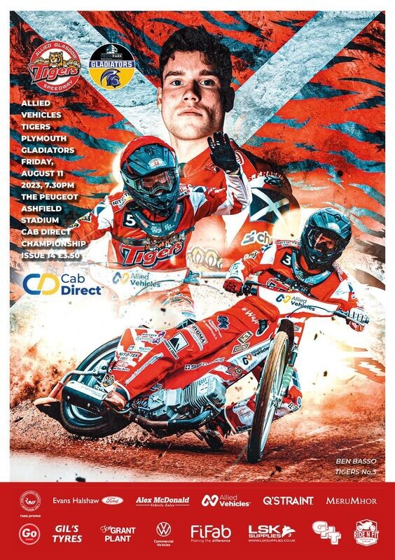 Glasgow Tigers v Plymouth Gladiators - 11/08/23