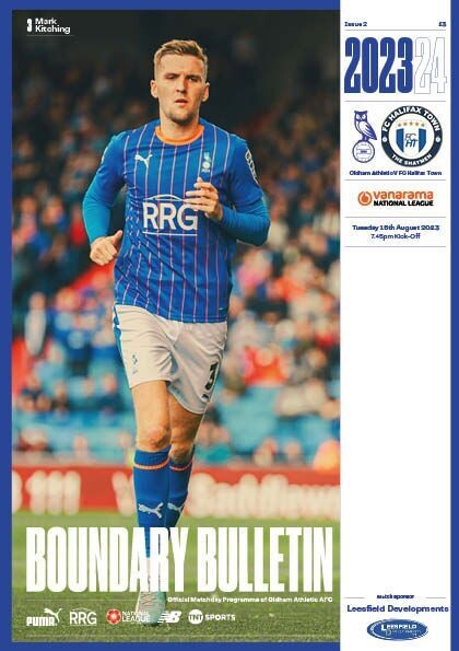 Oldham Athletic v FC Halifax Town - 15/08/23