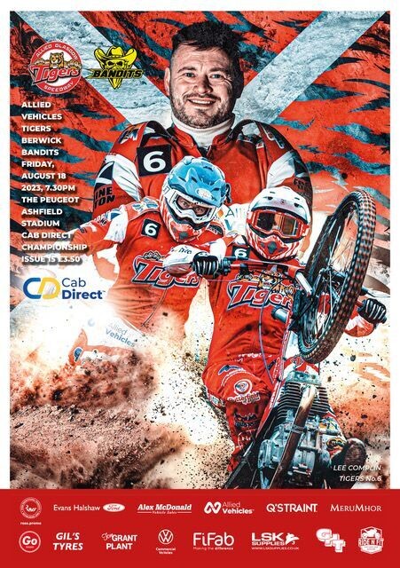 Glasgow Tigers v Berwick Bandits - 18/08/23