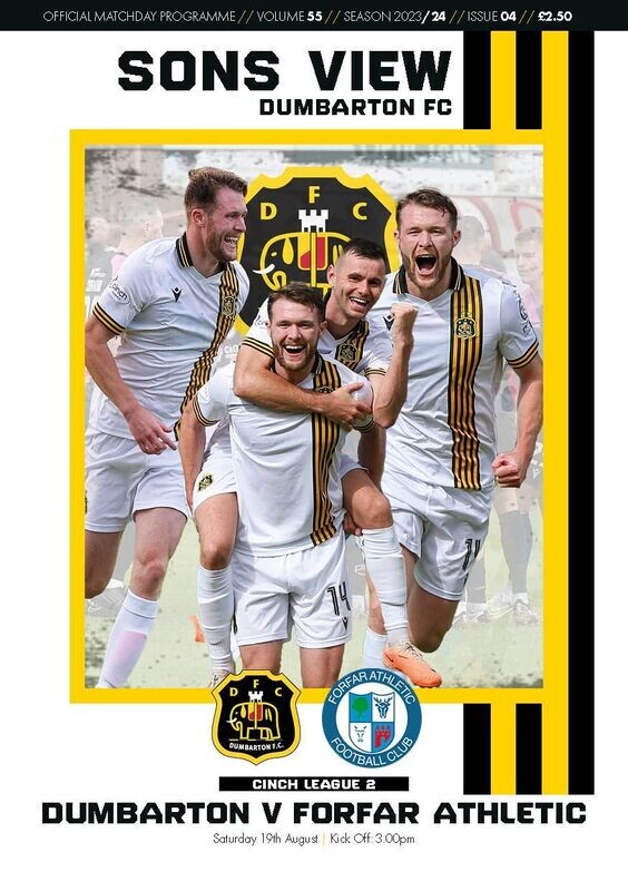 Dumbarton v Forfar Athletic - 19/08/23