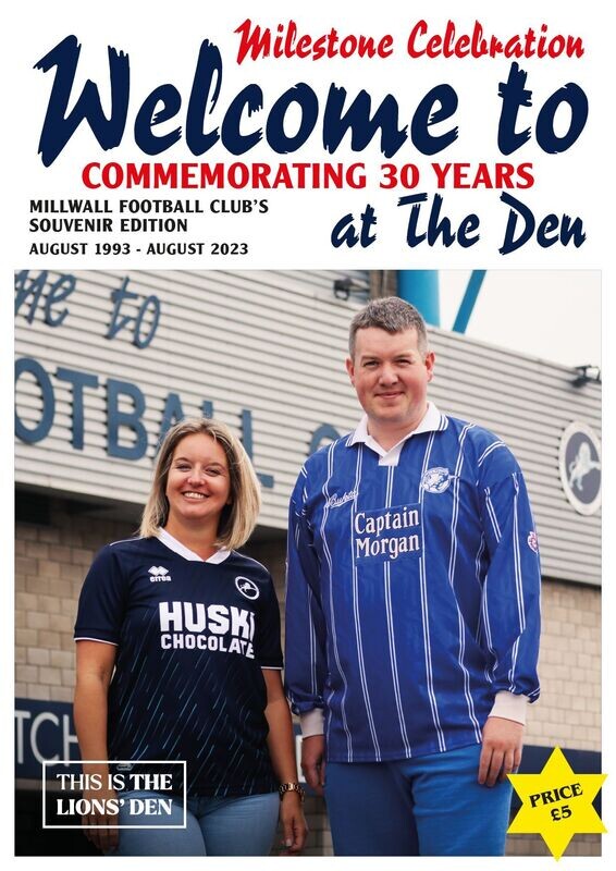 Millwall v Stoke City - 26/08/23 - 30 Years at The Den Special
