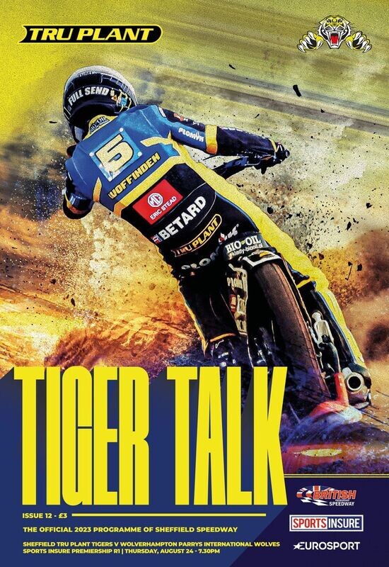 Sheffield Tigers v Wolverhampton Wolves - 24/08/23