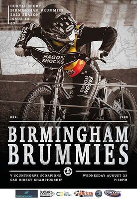 Birmingham Brummies v Scunthorpe Scorpions - 23/08/23