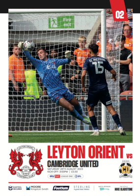 Leyton Orient v Cambridge United - 26/08/23