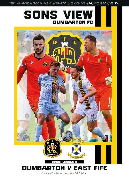 Dumbarton v East Fife - 02/09/23