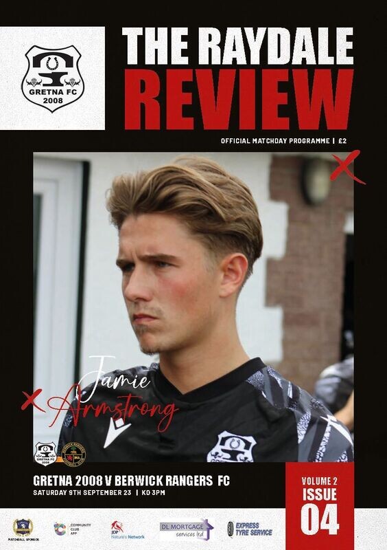 Gretna 2008 v Berwick Rangers - 09/09/23
