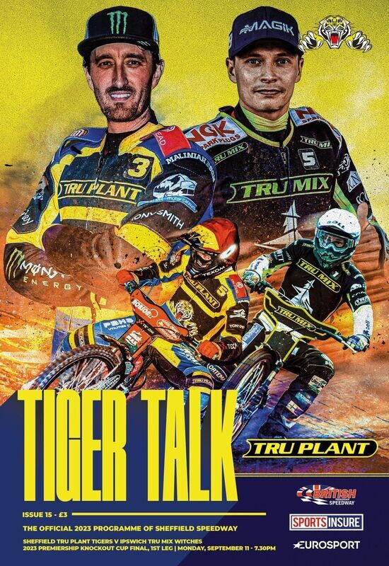 Sheffield Tigers v Ipswich Witches - 2023 Premiership Knockout Cup Final, 1st Leg - 11/09/23