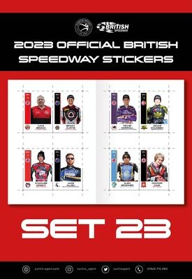 2023 Official British Speedway Stickers - Set 23