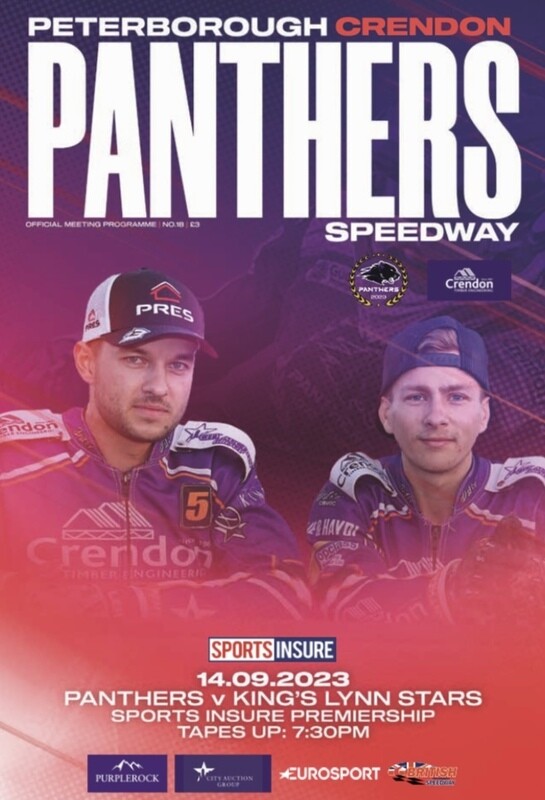 Peterborough Panthers v King’s Lynn Stars - 14/09/23
