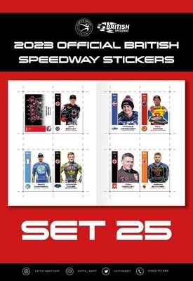 2023 Official British Speedway Stickers - Set 25