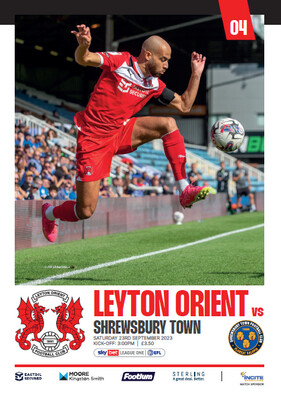 Leyton Orient v Shrewsbury Town - 23/09/23