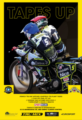 Ipswich Witches v Sheffield Tigers - Premiership Play-Off Grand Final - 02/10/23