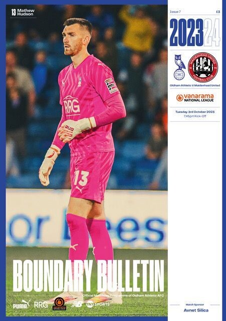 Oldham Athletic v Maidenhead United - 03/10/23