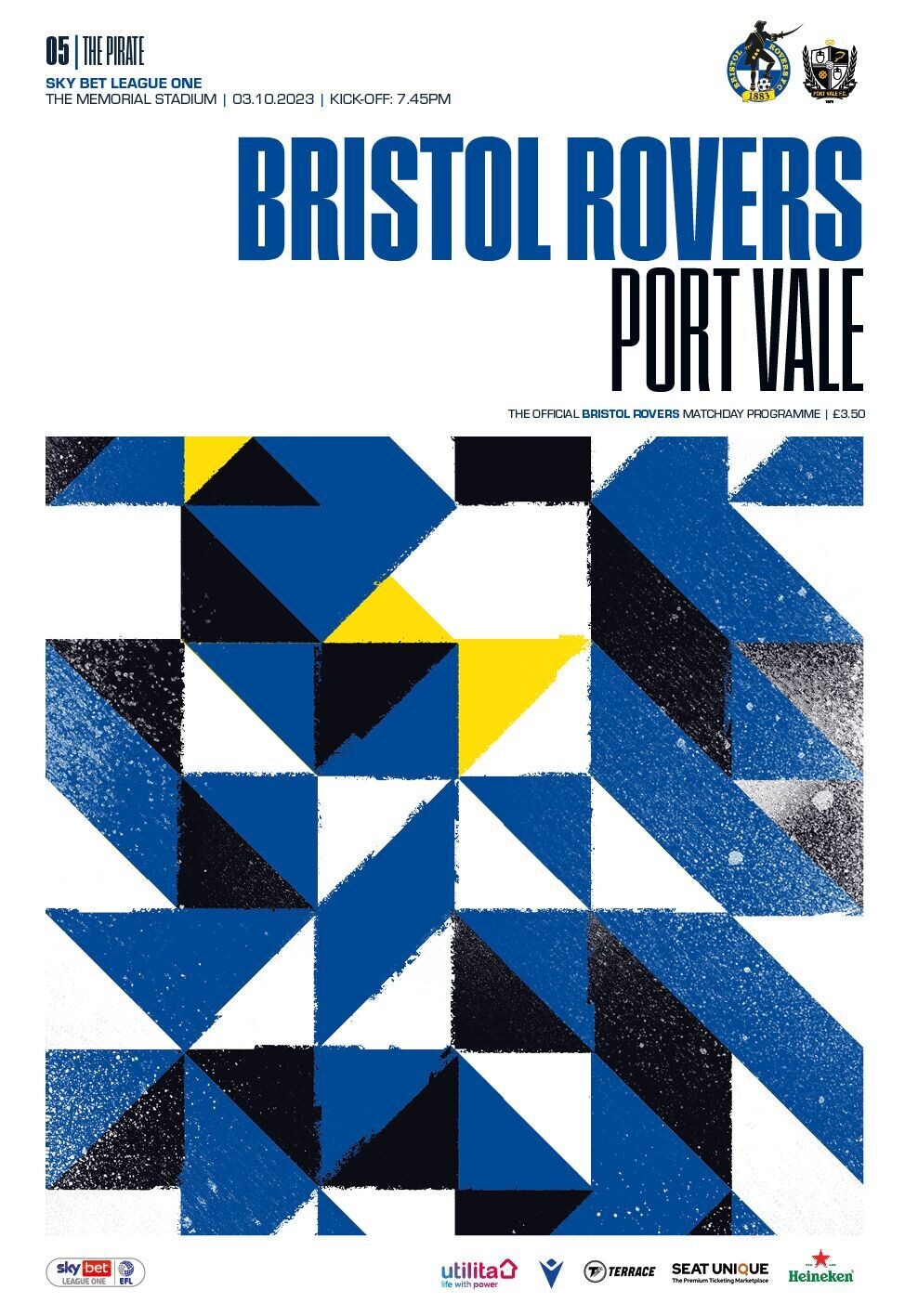 Bristol Rovers v Port Vale - 03/10/23