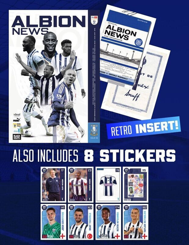 West Bromwich Albion v Sheffield Wednesday - 03/10/23