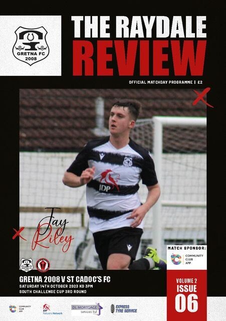 Gretna 2008 v St Cadocs FC - 14/10/23
