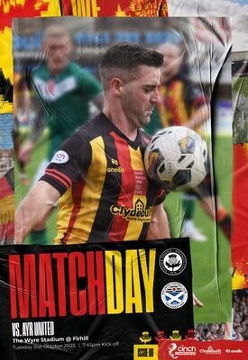 Partick Thistle v Ayr United - 31/10/23