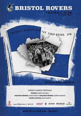 Bristol Rovers v Whitby Town - 04/11/23