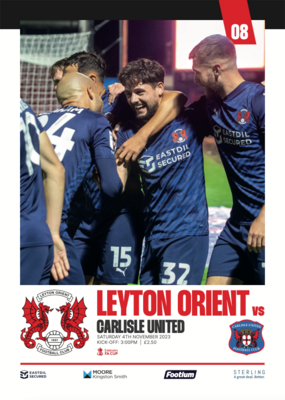 Leyton Orient v Carlisle United - 04/11/23