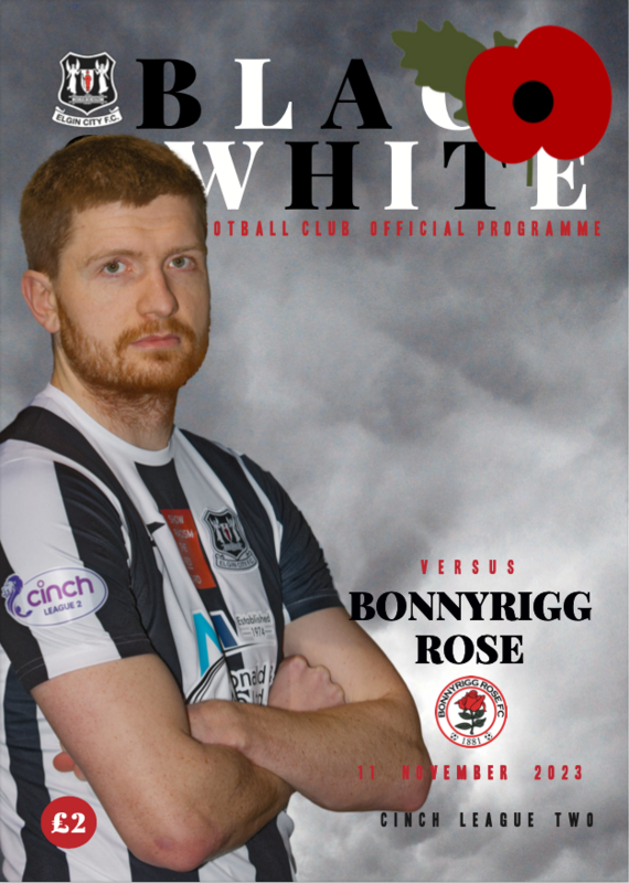 Elgin City v Bonnyrigg Rose - 11/11/23