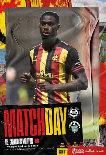 Partick Thistle v Greenock Morton - 11/11/23