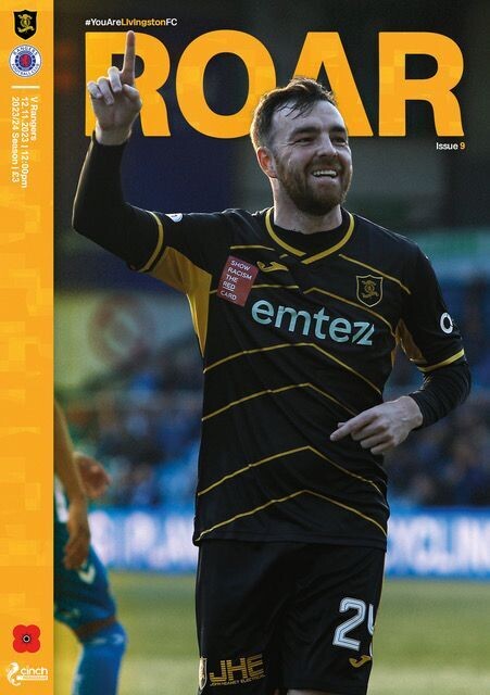 Livingston v Rangers - 12/11/23