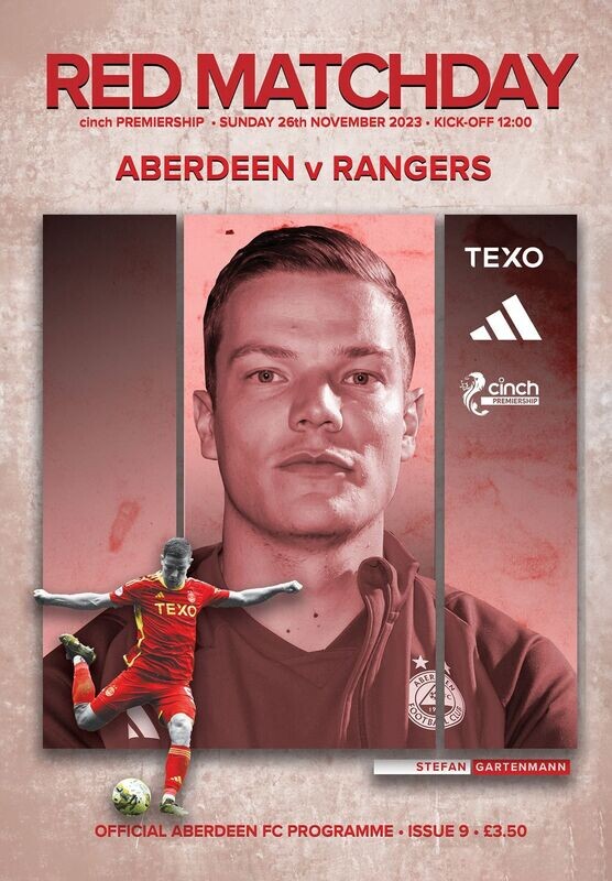Aberdeen v Rangers - 26/11/23