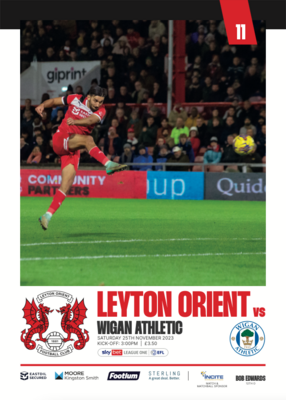 Leyton Orient v Wigan Athletic - 25/11/23