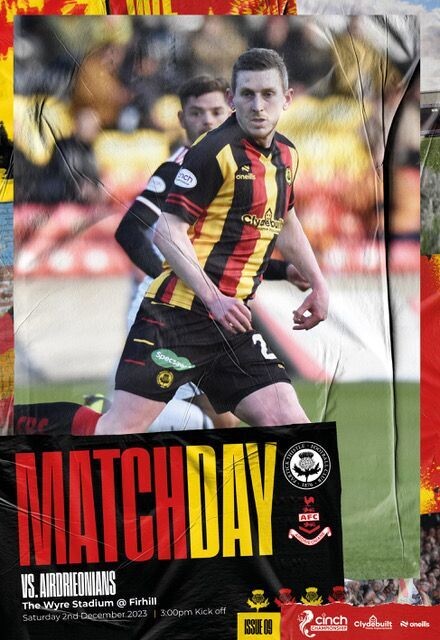 Partick Thistle v Airdrieonians - 02/12/23