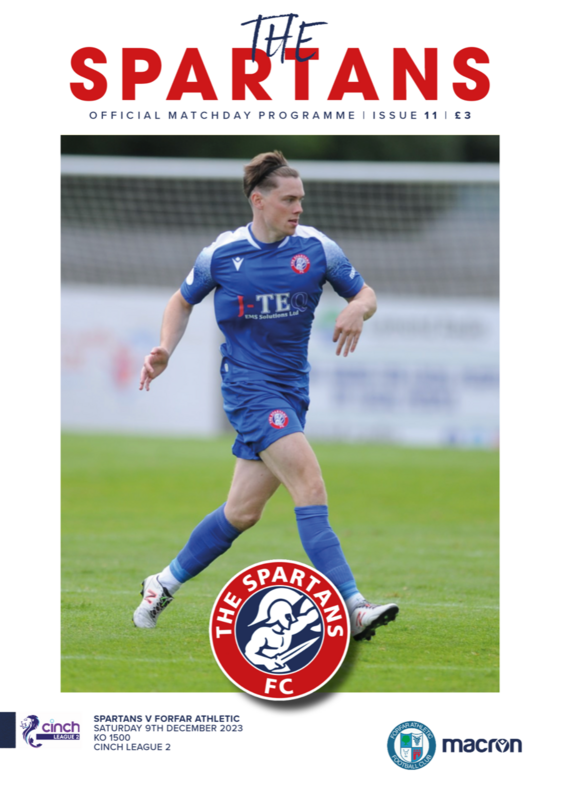 The Spartans v Forfar Athletic - 09/12/23