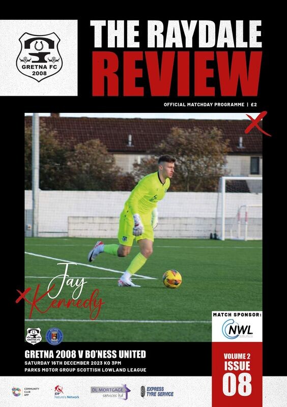 Gretna 2008 v Bo'ness United - 16/12/23