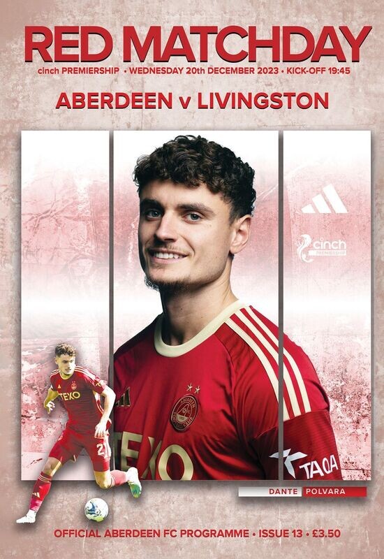 Aberdeen v Livingston - 20/12/23